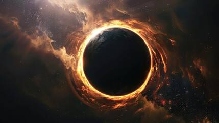 Giant black hole