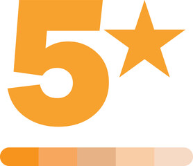 Star icon. Vector yellow isolated five stars. Customer feedback concept. Vector 5 stars rating review. Quality shape design.set of stars isolated on white background.  
