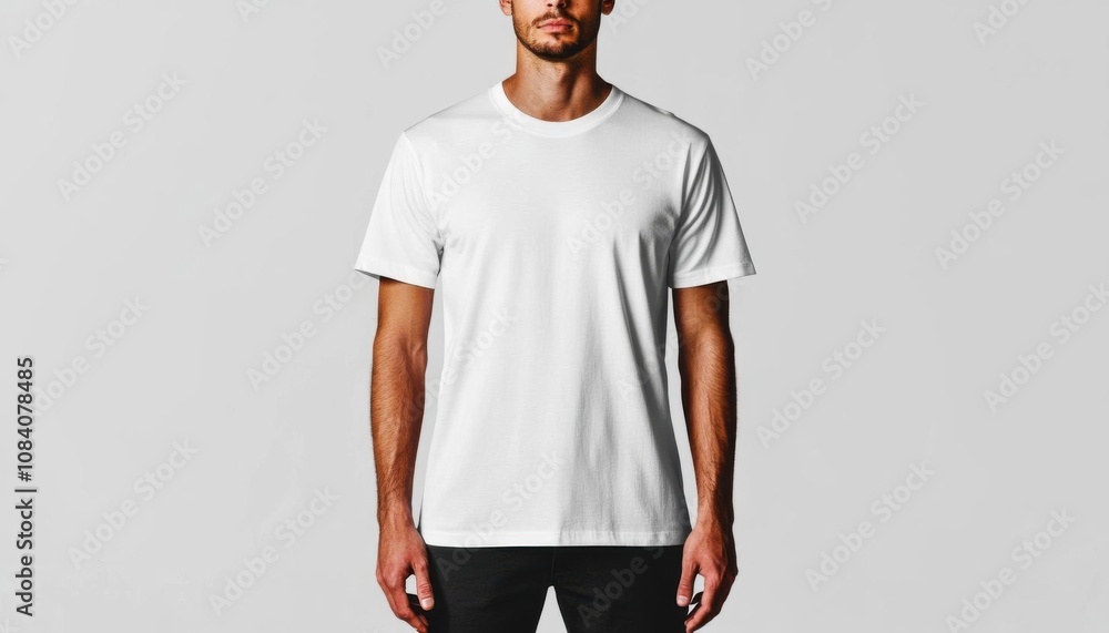 Poster highresolution tshirt mockup with customizable background