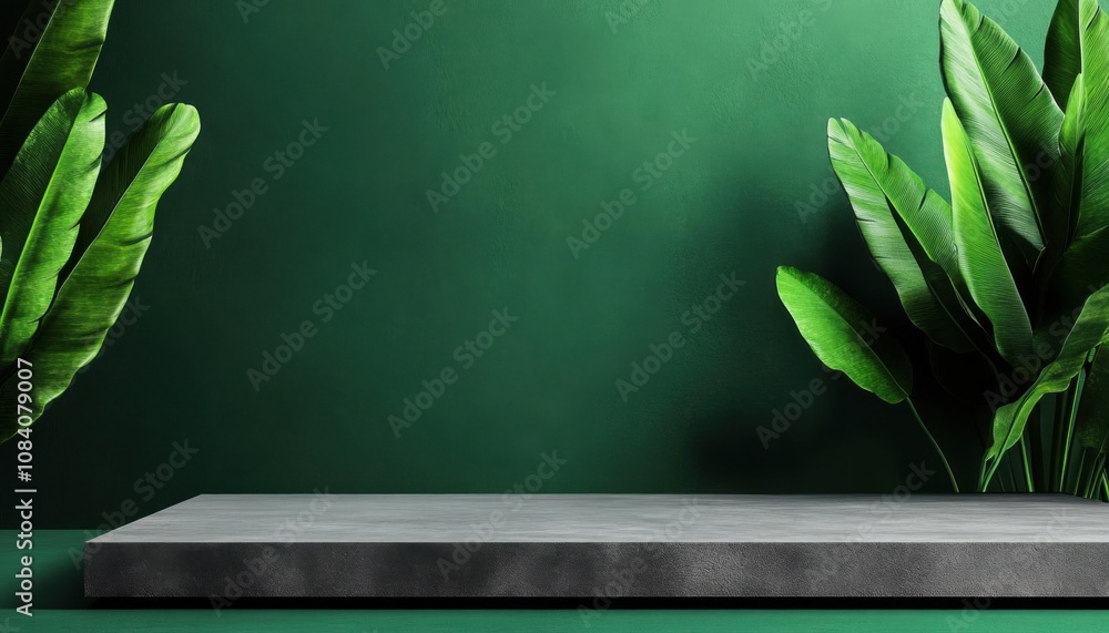 Poster modern digital mockup showcase with a sleek background for portfolio display, focus cover all object