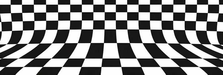 Black and white checkered pattern background