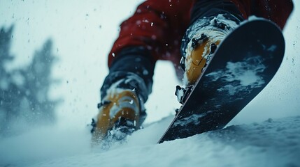 Experience the Thrill of Snowboarding in a Winter Wonderland: Unleashing Adventure on Snowy Slopes