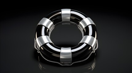 black and silver lifebuoy UHD Wallpaper
