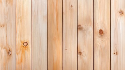 Obraz premium Natural Light Wooden Plank Background with Smooth Grain, Subtle Textures and Warm Tones Perfect for Rustic and Minimalistic Design Projects