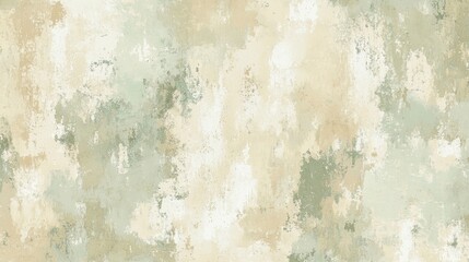 Obraz premium Green and beige textured background resembling a weathered wall creates an abstract neutral backdrop with subtle color variations