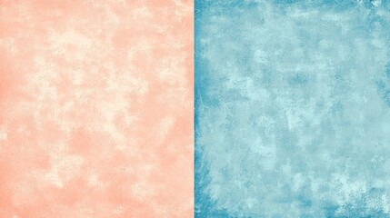 Fototapeta premium Soft pink and calming blue hues blend seamlessly in this textured background, creating a dreamy and serene atmosphere perfect for various design projects