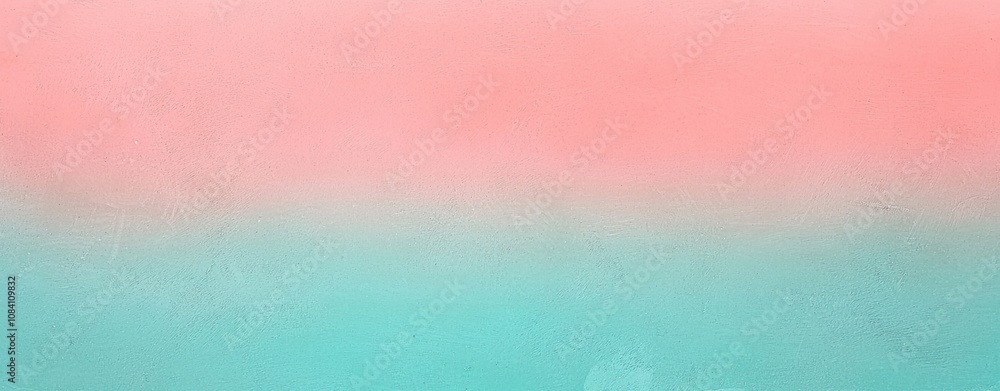 Poster pink and turquoise gradient background creating a smooth transition, perfect for various design proj