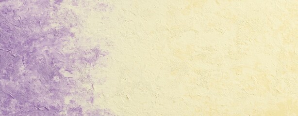 Fototapeta premium Purple and yellow textured background creating a gradient effect, perfect for design projects needing a touch of vintage or artistic flair