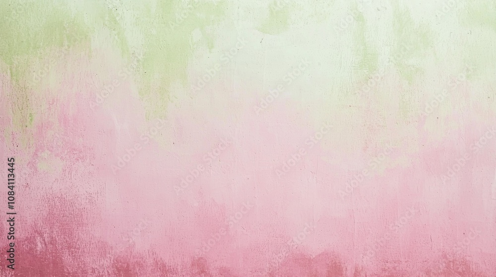 Poster soft pink and green hues blend seamlessly in this gradient background, creating a dreamy and etherea
