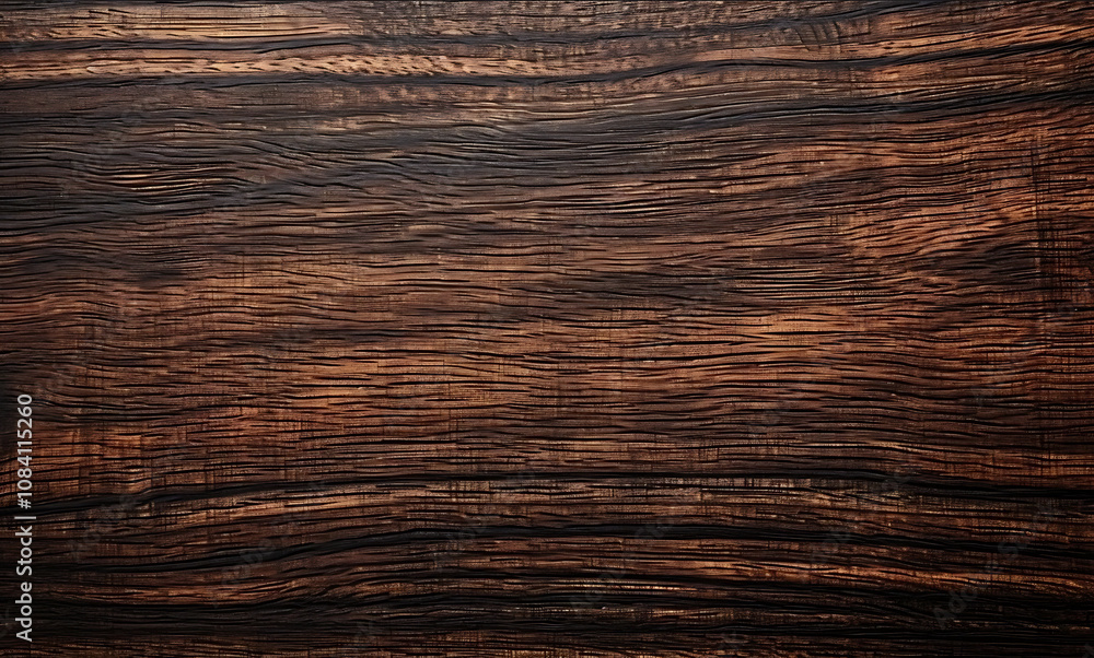 Aufkleber rough wood grain texture with smooth surface for backgrounds in the style of fine detailed dark brow