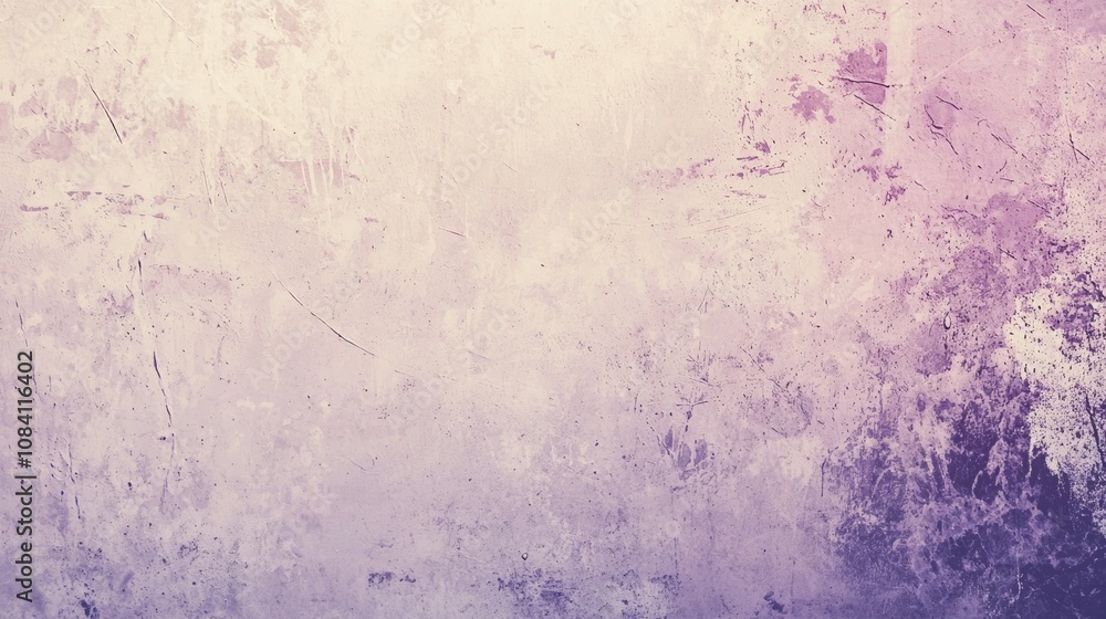 Poster purple grunge wall background texture with scratches, cracks, and a gradient color scheme creating a