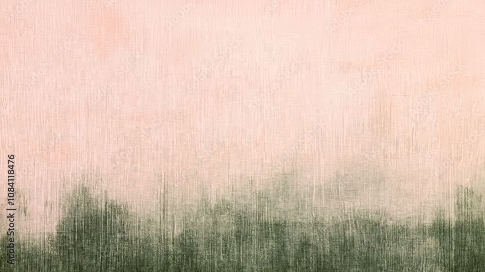Aufkleber pink and green hues blend seamlessly in an abstract background, creating a soft and artistic gradien