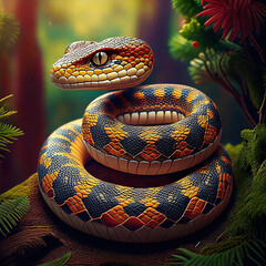 Obraz premium 2025 Year of the Snake Celebration Design