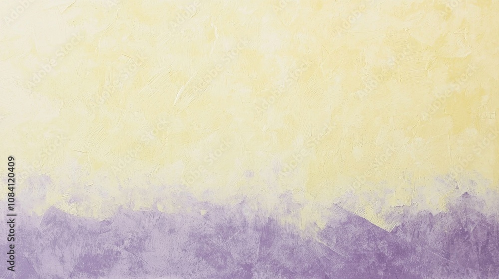 Poster yellow and purple textured background creating a beautiful gradient effect, perfect for adding a tou