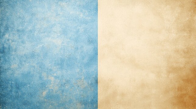 Vintage textured background featuring a split screen design with blue and beige sections, providing a visually appealing backdrop