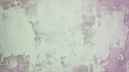 Obraz premium Green and purple concrete wall background texture showing artistic brush strokes, perfect for backgrounds, overlays, and textures