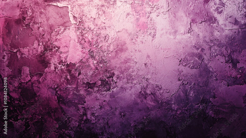 Aufkleber gradient background featuring textured wall with cracks and peeling paint, creating a dramatic and a