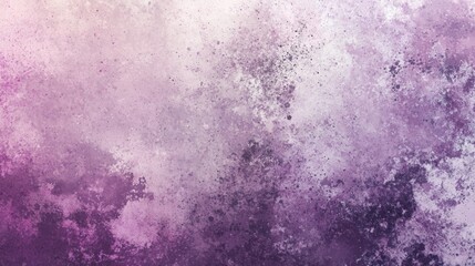 Obraz premium Purple grunge background texture with artistic paint splatter and white grunge border, creating a vintage or retro design