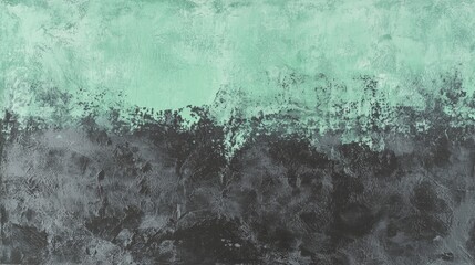 Fototapeta premium Green and gray abstract textured background creating a dramatic contrast, perfect for design projects needing a grunge or vintage feel