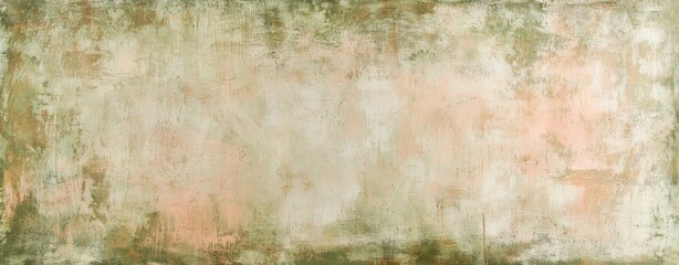 Obraz premium Green and pink pastel colors blend on a textured background, creating a vintage and elegant design, perfect for various creative projects