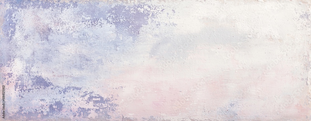 Poster soft pastel colors blend together, creating an abstract background with a subtle, textured surface, 