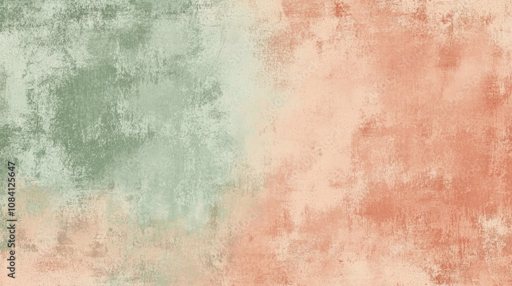 Poster green and orange textured background creating a gradient effect, perfect for websites, presentations