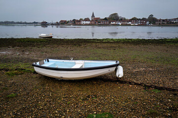 A view across the creek to Bosham on a winter morning