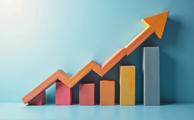  growing sales and revenue, progress or development concept, arrow graph future growth plan  plan, strategy, achievement, expansion, opportunity, results