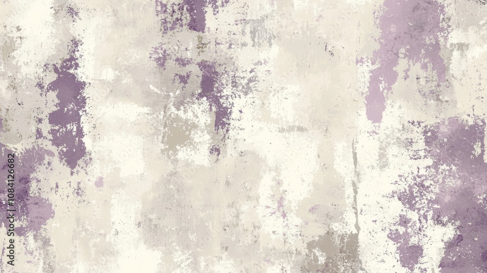 Poster abstract grunge background showcasing a weathered wall texture with a blend of purple and beige tone