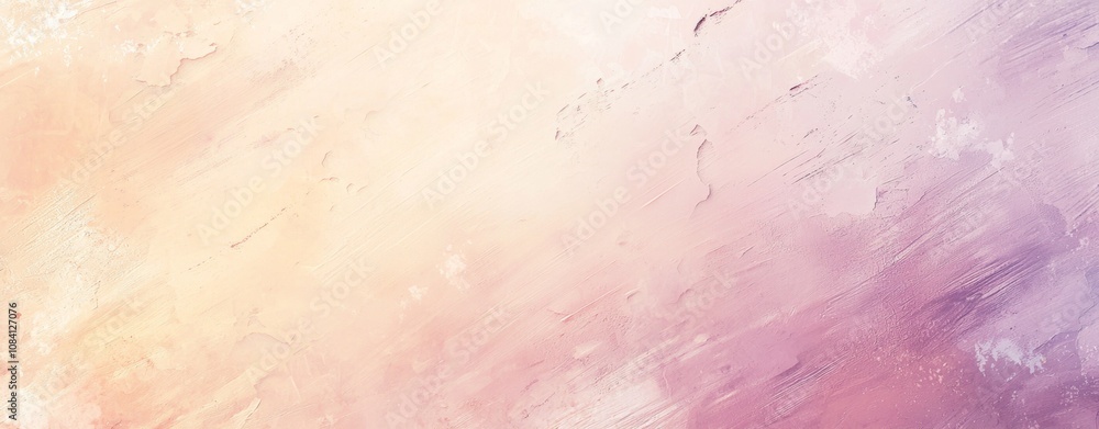 Poster soft pink and yellow hues blend seamlessly on a textured background, creating a dreamy and ethereal 