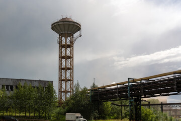 On the territory of the metallurgical plant