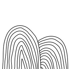 Obraz premium abstract art landscape mountain