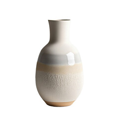 Elegant White Ceramic Vase for Home Decor &ndash; Minimalist Flower Vase for Modern Interiors
