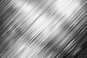 Obraz premium Abstract silver diagonal lines creating a dynamic, textured background.