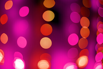 Abstract blue bokeh lights on a dark background, creating a serene and mystical atmosphere perfect...