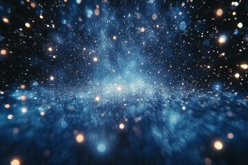 Colorful pencil case with fireworks design against a black background