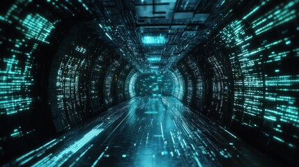 Abstract network information web science technology data center fiber optic cable 5G connection future light digital