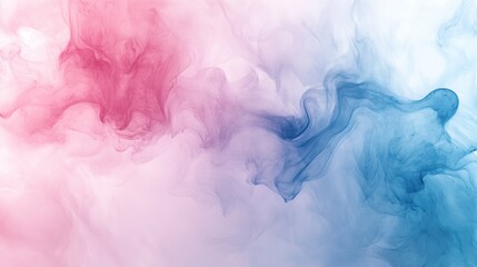Fototapeta premium Abstract Pastel Pink and Blue Liquid Marble Pattern with Soft Waves and Fluid Art Painting