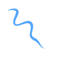 Fototapeta premium Creek line vector