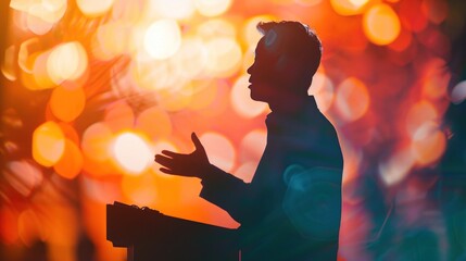 Sermon close up focus on