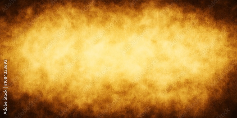 Poster ethereal golden texture with soft glowing effect background