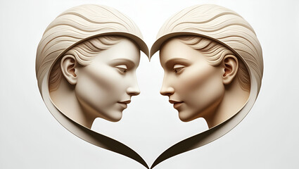 Silhouette of Love: An Optical Heart Illusion for Valentine&rsquo;s Day