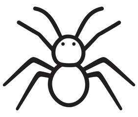 Cute ant isolated on white background, Ant icon silhouette vector 