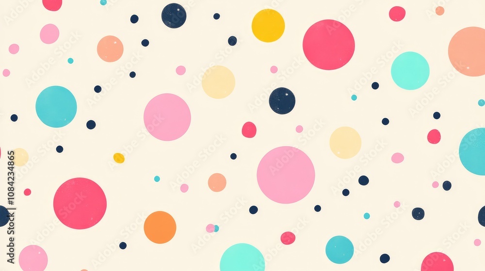 Poster minimal dot pattern with small, evenly spaced dots on a pastel backdrop, creating a simple texture.