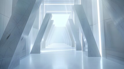 Obraz premium light through the window