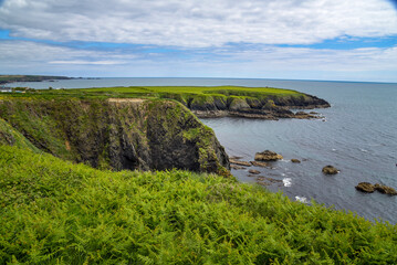 Obraz premium Irland - Aussicht vom Copper Coast View Point im County Waterford