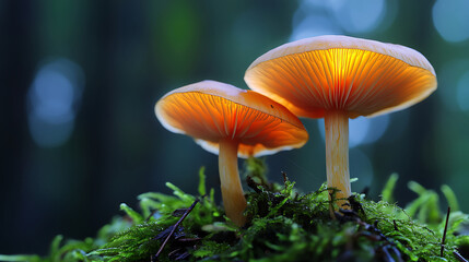 Mushroom Wallpaper ,Fantasy Wallpaper, 4K, Mushroom Light, Fantasy Mushroom, Jungle, Forest Mushroom, Jungle Background, 