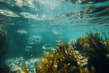 Obraz premium Underwater outdoors nature oceanl