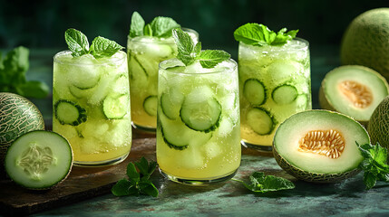 Cucumber Melon Fizz: The Ultimate Sparkling Cocktail for Summer Parties and Refreshing Gatherings