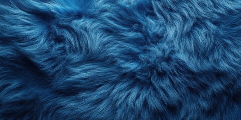 Obraz premium Blue Fur Animal Texture Background Wool Creative Concept Design Copy Space Nature Art Banner Flyer Poster Close Up Illustration Modern63ce5bcaebc7